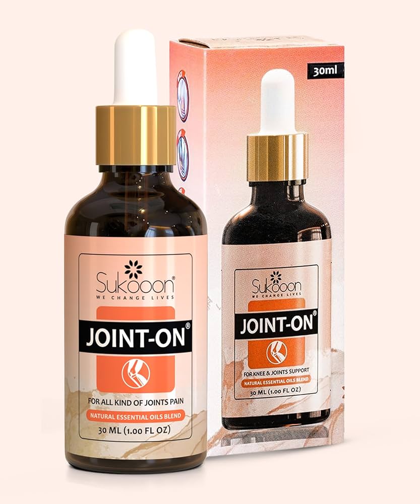 Sukooon Joint On Oil – Pain Relief Oil for Joints, Knee, Back, Arthritis & Tennis Elbow