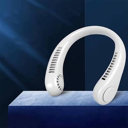 Portable Neck Fan, Hands-Free Wearable Bladeless Fan - USB Rechargeable Personal Cooling Fan