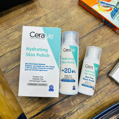 CeraVe Hydrating Skin Polish | Gentle Exfoliating & Moisturizing Face Scrub