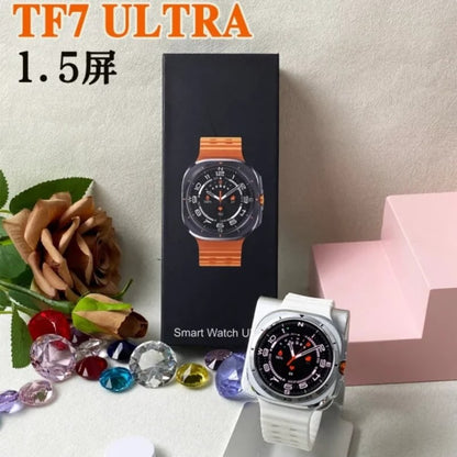 TF7 Ultra Smart Watch | Metal Body, AMOLED Display, Bluetooth Calling, Fitness & Health Tracker