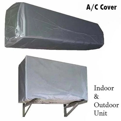 Dust Proof AC Cover Set for 1 Ton | Non-Waterproof Non-Woven Fabric | Indoor & Outdoor Protection (2 Pcs)