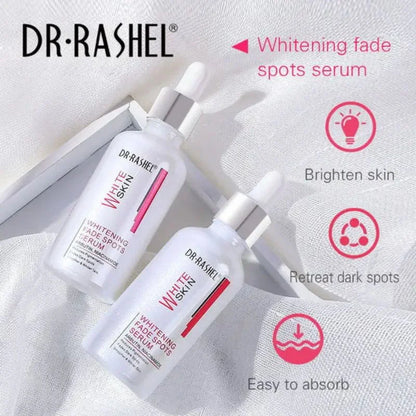 Dr. Rashel Whitening Fade Spots Serum for White Skin | Brightening & Pigmentation Corrector with Arbutin & Niacinamide (50ml) | Imported