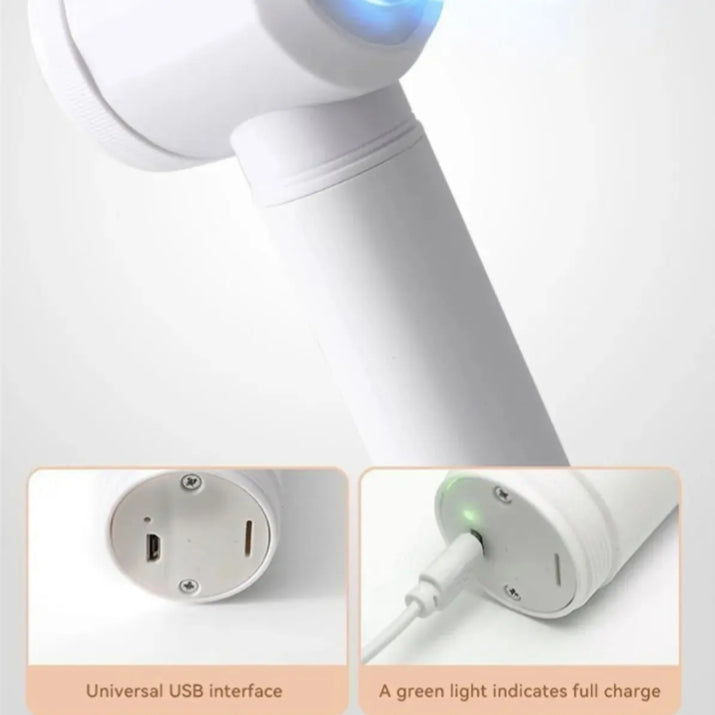 5-in-1 Rechargeable Magic Brush | Handheld Electric Scrubber | 360° Rotating with 3 Replaceable Multipurpose Brush Heads