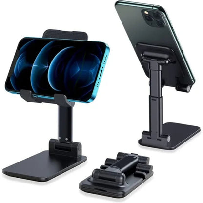 Universal Foldable Mobile & Tablet Stand | Adjustable Multi-Angle Holder