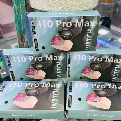 i10 Pro Max Smart Watch Series 9 | Bluetooth Calling, 2.19" HD Display, Fitness & Health Tracker