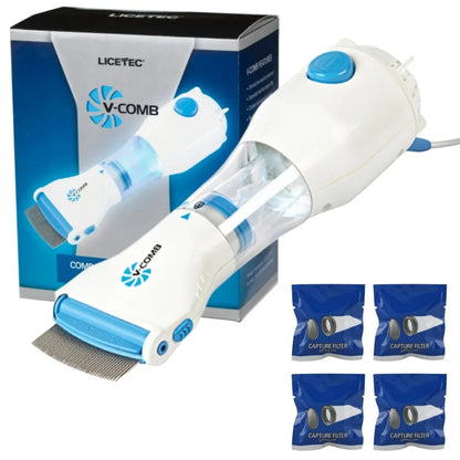 Electric V-Comb Anti Lice Machine | Chemical-Free Safe Lice & Egg Removal Device