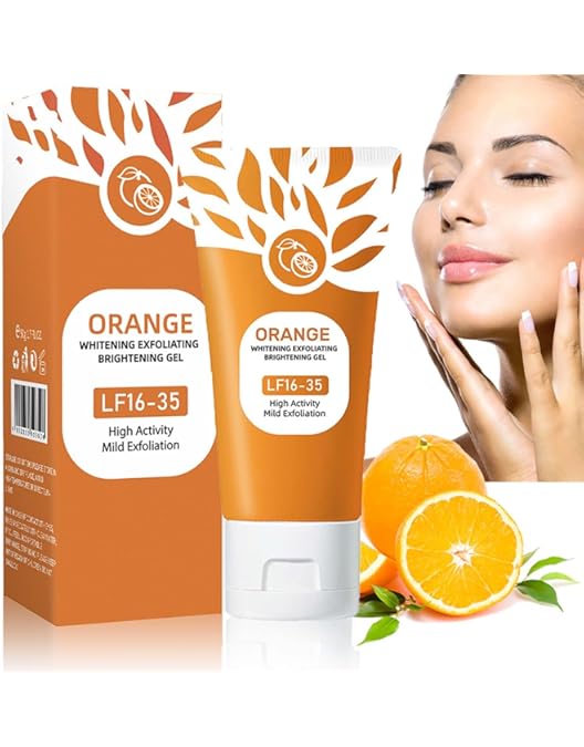 Orange Enzymes Exfoliating Scrub Gel – Deep Cleansing, Brightening & Smooth Skin Formula
