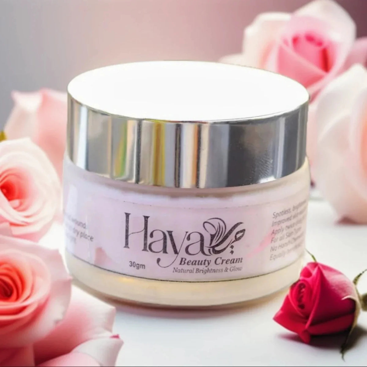 Haya Herbal Beauty Cream 30gm | Brightening & Glow Formula for Radiant Skin