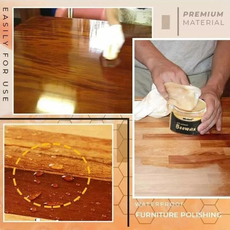 Wood Seasoning Beeswax Polish | Complete Furniture Care & Natural Shine
