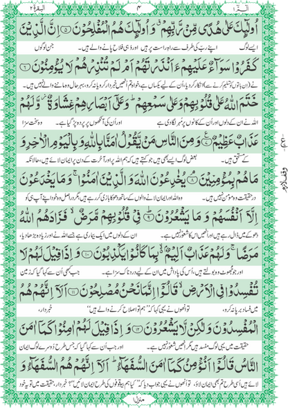1S Translation of the Holy Quran (Between the Lines) Moulana Moududi Translation