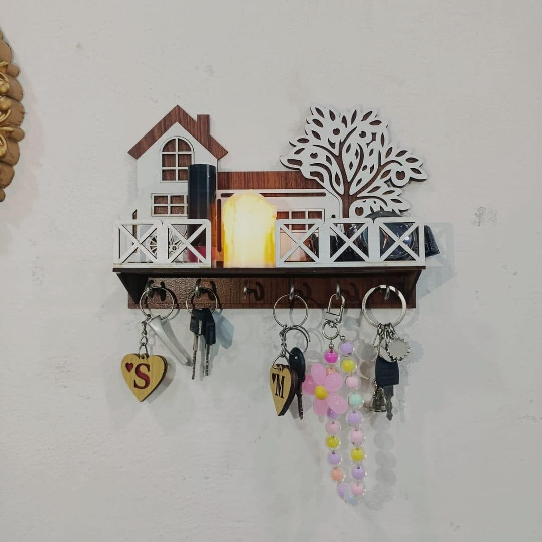 Tree Design key And Mobile Holder
