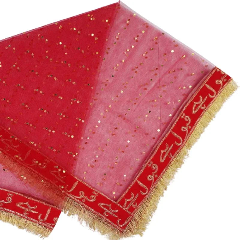 Qabool Hai Bridal Embroidered Net Dupatta | Nikah & Wedding Special | Premium Fancy Bridal Wear