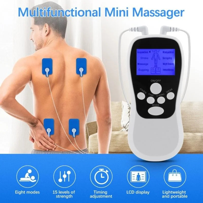 Digital Multifunctional Massager | Model  BLD-610  | Multifunctional Electric Pulse Massager for Pain Relief, Muscle Relaxation & Body Massage