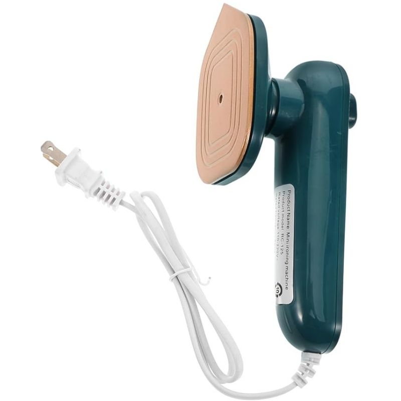 Portable Mini Steam Iron | Handheld Garment Steamer Wrinkle Remover Travel-Friendly