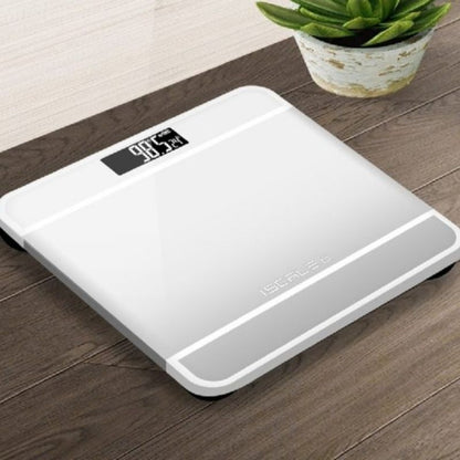 iScale Digital LED Bathroom Weighing Scale | Tempered Glass, Accurate & Automatic Weight Monitor