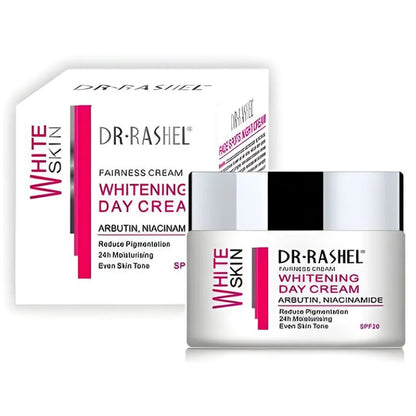 Dr. Rashel Fairness Whitening DAY Cream | Brightening & Hydrating Formula with Arbutin & Niacinamide (50g) | Imported