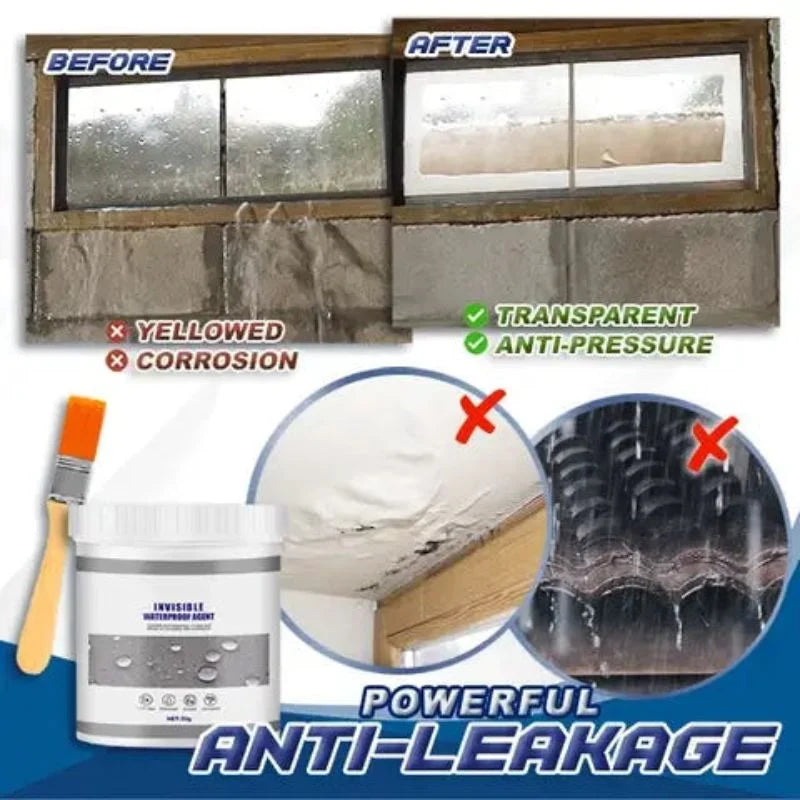 Hydra Waterproof Agent | Instant Water Tight Sealing Solution for Wall & Floor | With Brush | 250g