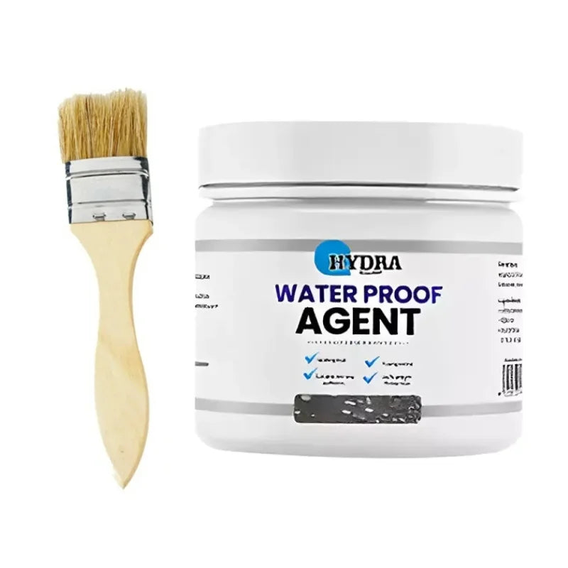 Hydra Waterproof Agent | Instant Water Tight Sealing Solution for Wall & Floor | With Brush | 250g