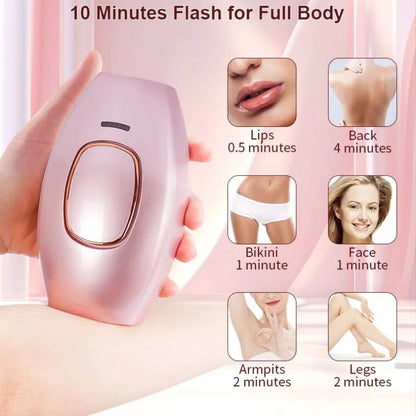 IPL Laser Hair Removal Device  | Permanent Hair Reduction Epilator | Painless Body Hair Remover
