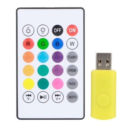 2-in-1 Smart LED Bulb with Bluetooth Speaker | RGB Color Light + Remote Control