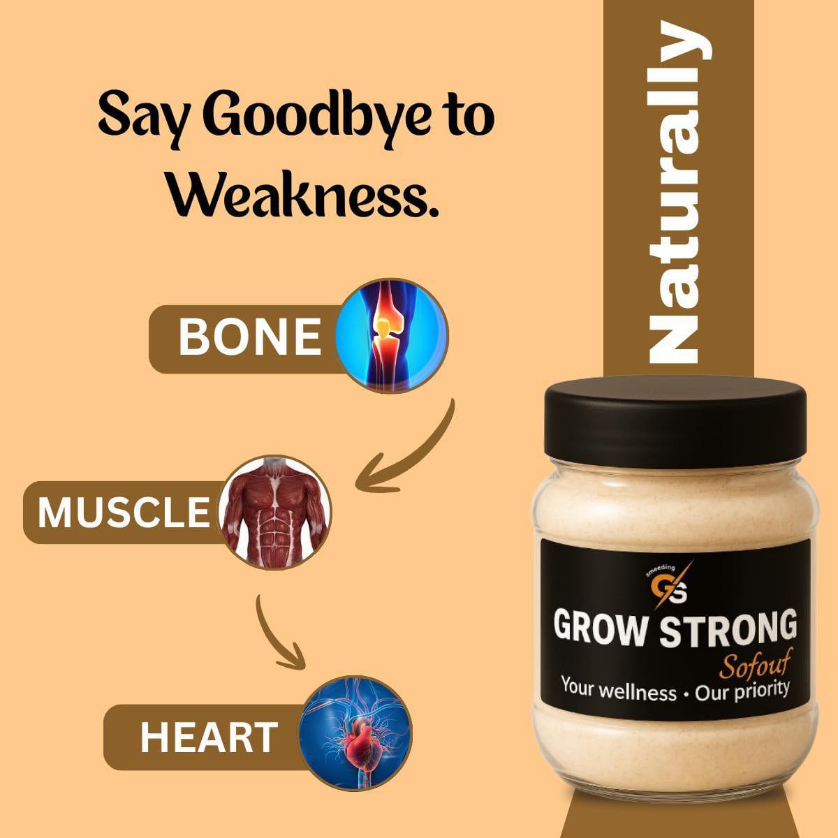 Grow Strong Powder – Daily Strength & Growth Support