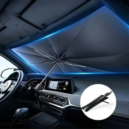 Foldable Car Windshield Umbrella Sunshade | UV Protection & Heat Blocker for All Vehicles